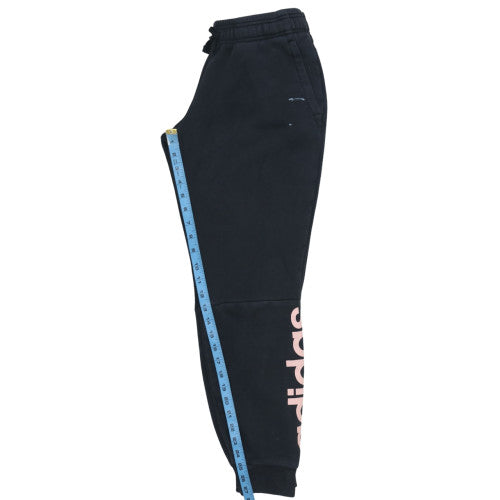 Womens UK Size S adidas Regular Fit Jogger Black Trousers
