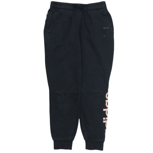 Womens UK Size S adidas Regular Fit Jogger Black Trousers