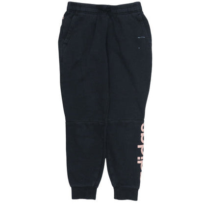 Womens UK Size S adidas Regular Fit Jogger Black Trousers