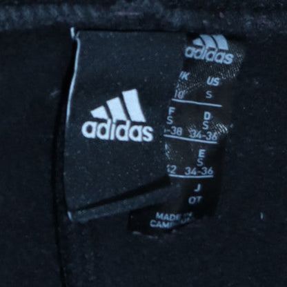 Womens UK Size S adidas Regular Fit Jogger Black Trousers
