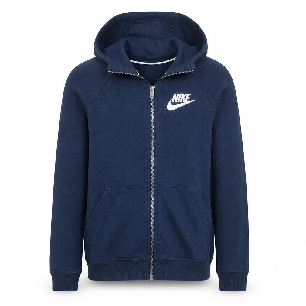 Mens UK Size S Nike Blue Full Zip Hoodie