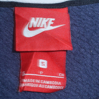 Mens UK Size S Nike Blue Full Zip Hoodie