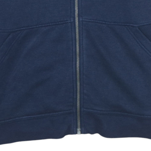 Mens UK Size S Nike Blue Full Zip Hoodie