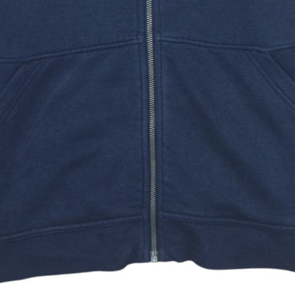 Mens UK Size S Nike Blue Full Zip Hoodie