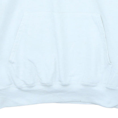 Mens UK Size L Authentic White Pullover Hoodie