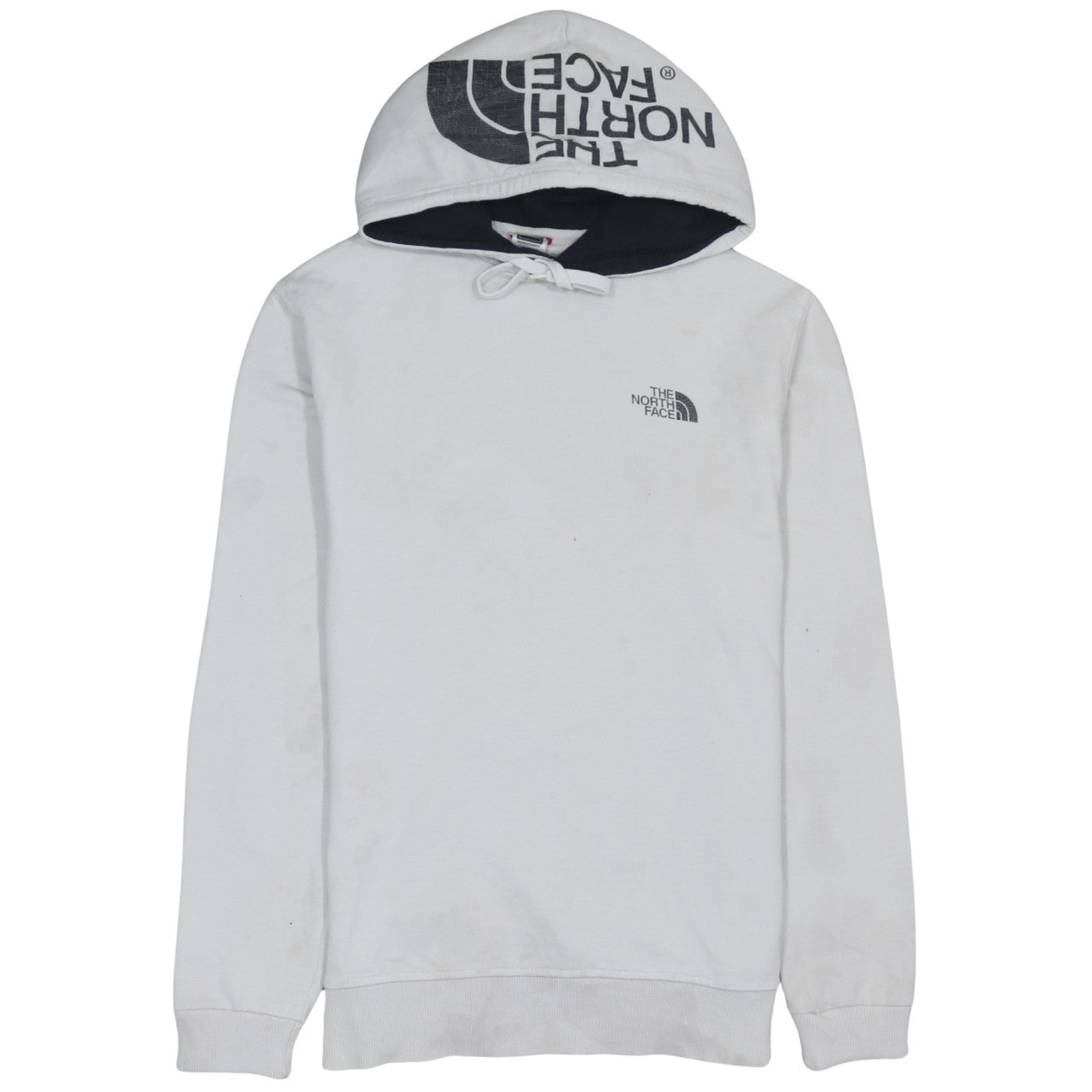 Mens UK Size M The North Face White Pullover Hoodie