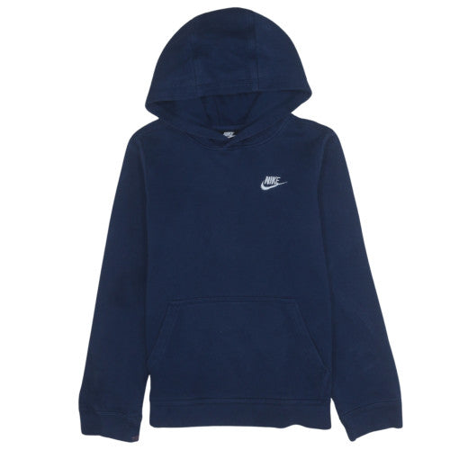 Boys UK Size L Nike Blue Pullover Hoodie