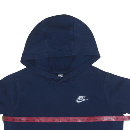 Boys UK Size L Nike Blue Pullover Hoodie