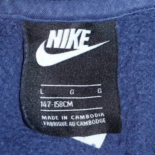 Boys UK Size L Nike Blue Pullover Hoodie