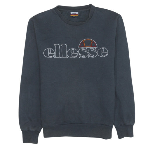 Mens UK Size M ellesse Blue Pullover Sweatshirt