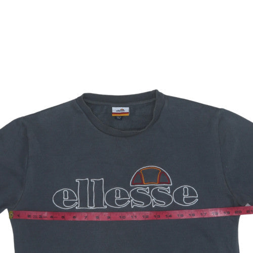 Mens UK Size M ellesse Blue Pullover Sweatshirt