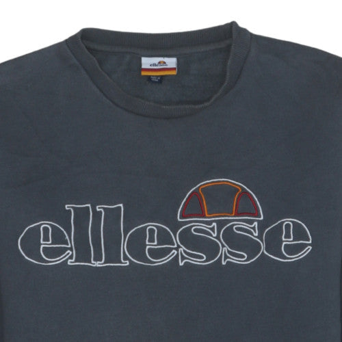 Mens UK Size M ellesse Blue Pullover Sweatshirt