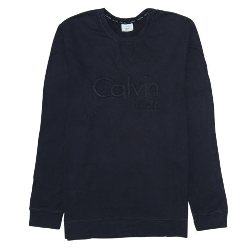 Mens UK Size XL Calvin Klein Black Pullover Sweatshirt