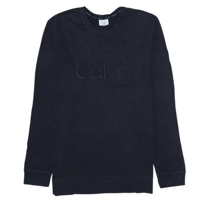 Mens UK Size XL Calvin Klein Black Pullover Sweatshirt