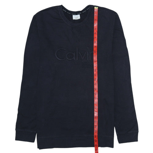 Mens UK Size XL Calvin Klein Black Pullover Sweatshirt