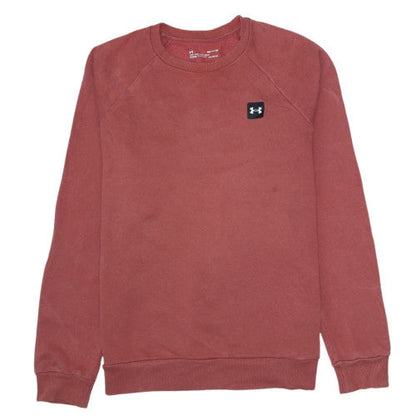 Mens UK Size S Under armour Brown Pullover Sweatshirt