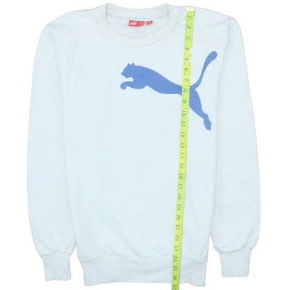 Mens UK Size XS PUMA White Pullover Sweatshirt