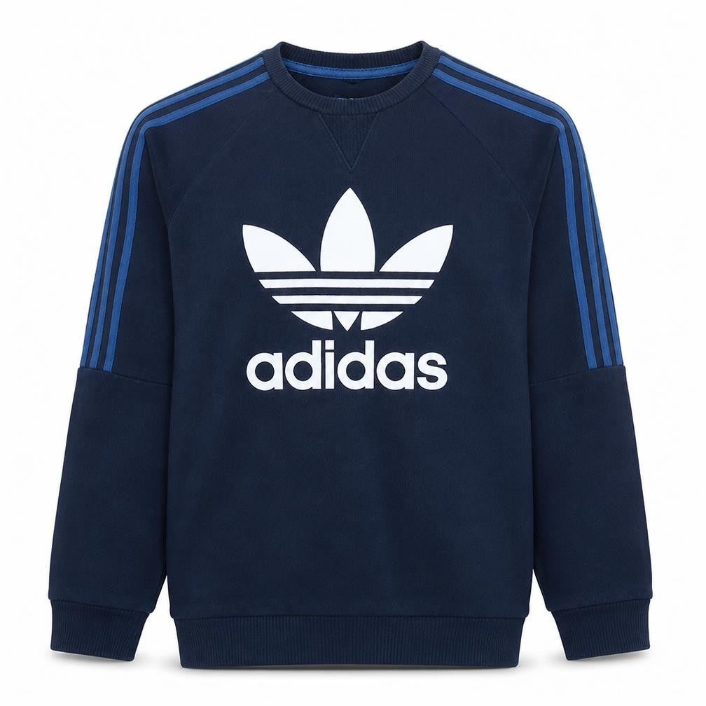 Mens UK Size M adidas Blue Pullover Sweatshirt