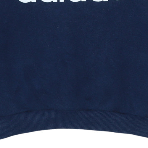 Mens UK Size M adidas Blue Pullover Sweatshirt