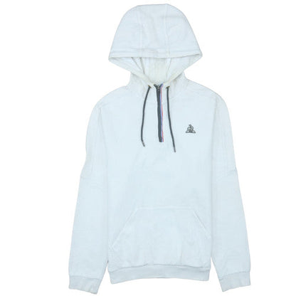 Mens UK Size M le coq sportif White Pullover Hoodie