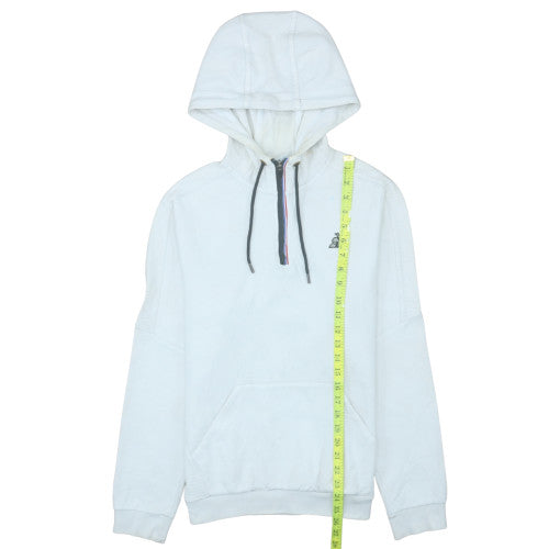 Mens UK Size M le coq sportif White Pullover Hoodie