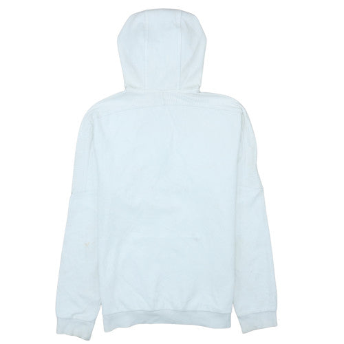 Mens UK Size M le coq sportif White Pullover Hoodie