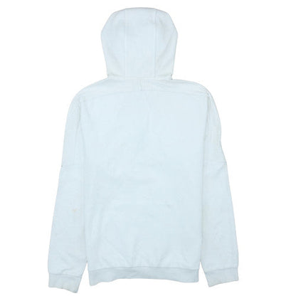 Mens UK Size M le coq sportif White Pullover Hoodie