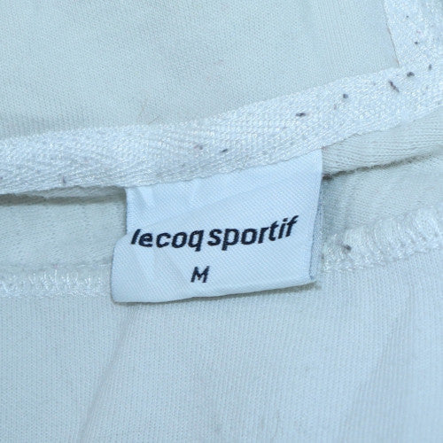 Mens UK Size M le coq sportif White Pullover Hoodie