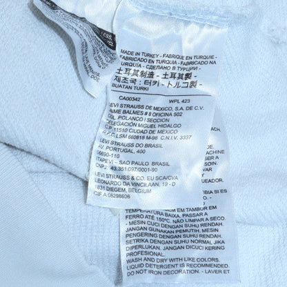 Womens UK Size M Levi's White Pullover Hoodie
