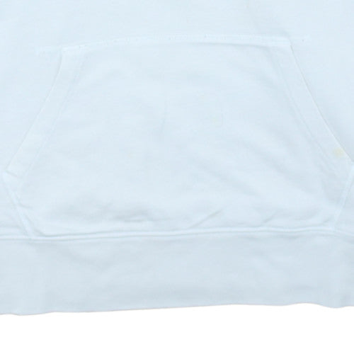 Womens UK Size M Levi's White Pullover Hoodie
