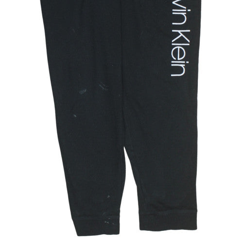 Mens UK Size XL Calvin Klein Regular Fit Jogger Black Trousers