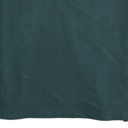 Adidas Mens Green Long Sleeve Crew Neck Cotton T-Shirt Size L