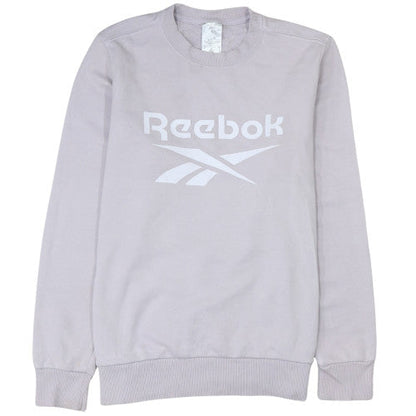 Womens UK Size L Reebok Grey Pullover Sweatshirt