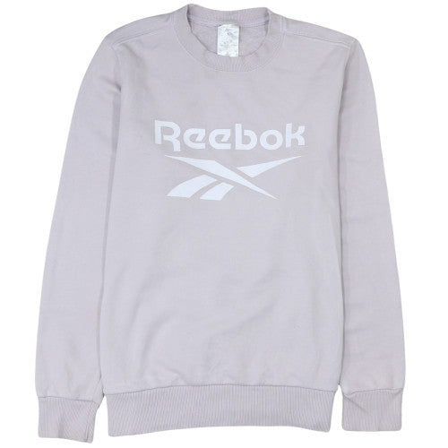 Womens UK Size L Reebok Grey Pullover Sweatshirt