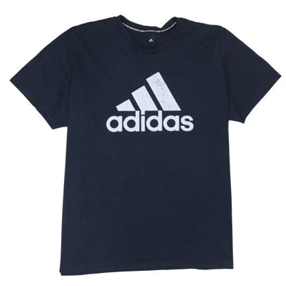 Mens UK Size M adidas Blue  T-Shirt