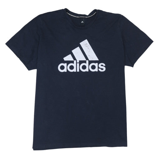Mens UK Size M adidas Blue  T-Shirt