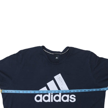Mens UK Size M adidas Blue  T-Shirt