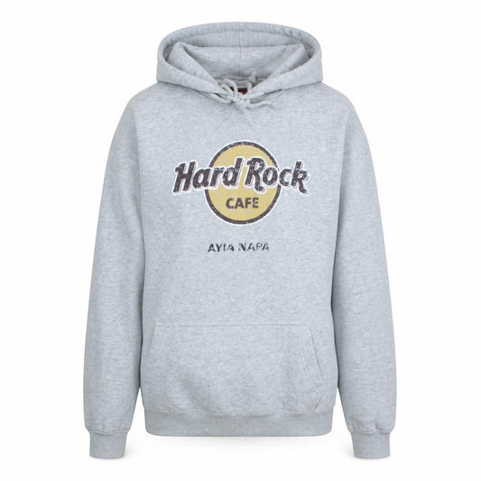 Womens UK Size M Hard Rock Cafe Grey Pullover Hoodie