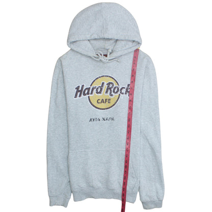 Womens UK Size M Hard Rock Cafe Grey Pullover Hoodie