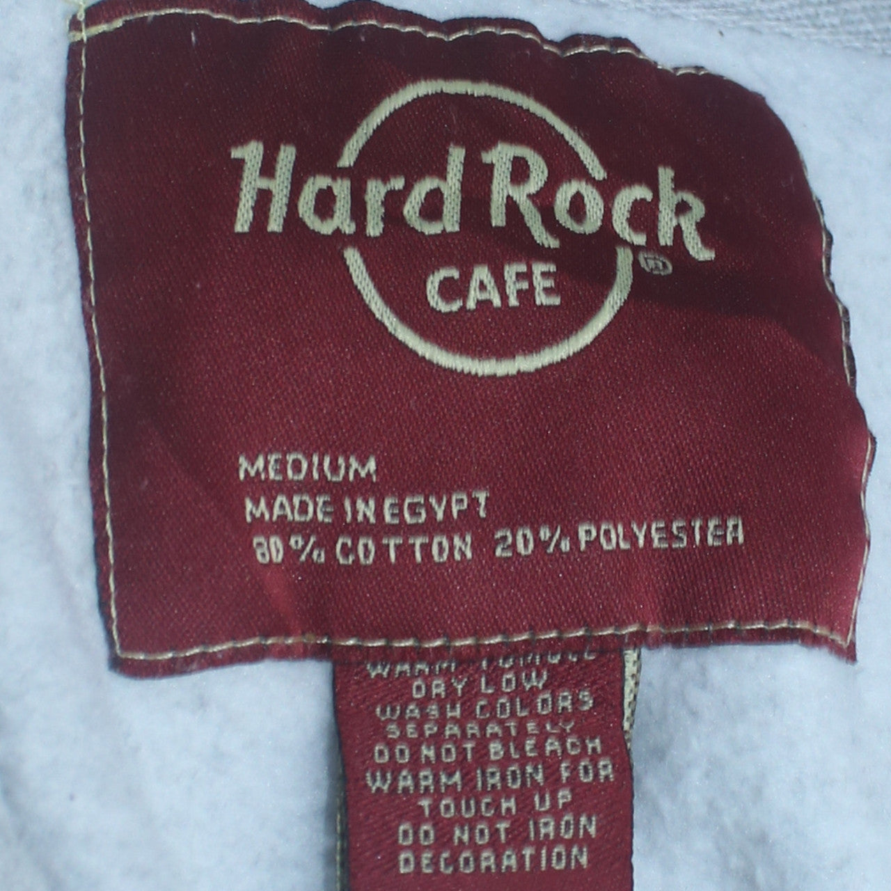 Womens UK Size M Hard Rock Cafe Grey Pullover Hoodie