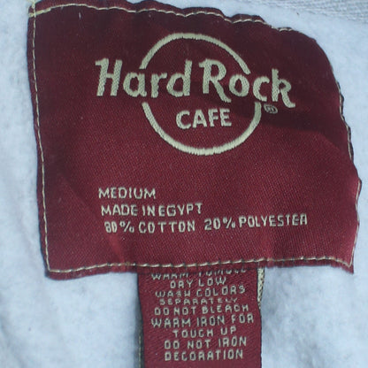 Womens UK Size M Hard Rock Cafe Grey Pullover Hoodie