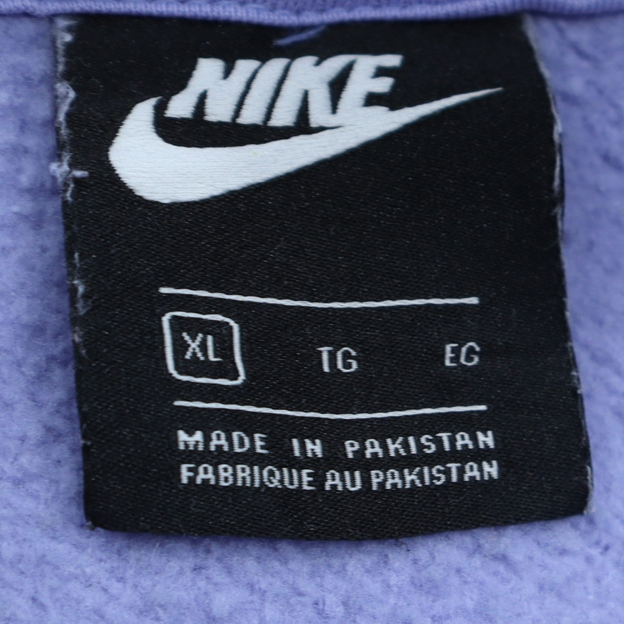 Womens UK Size XL Nike Blue Pullover Hoodie
