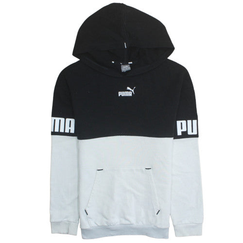 Boys UK Size 15-16 Years PUMA Black Pullover Hoodie