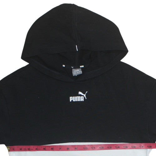 Boys UK Size 15-16 Years PUMA Black Pullover Hoodie
