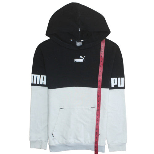 Boys UK Size 15-16 Years PUMA Black Pullover Hoodie