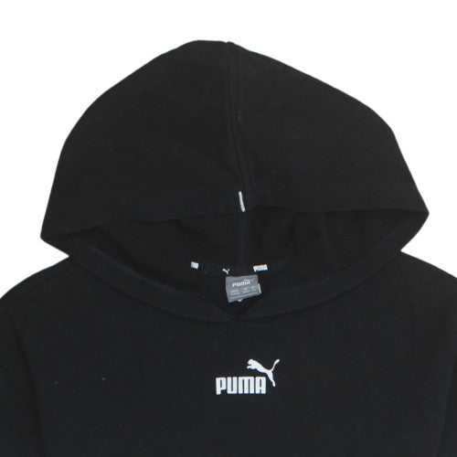 Boys UK Size 15-16 Years PUMA Black Pullover Hoodie