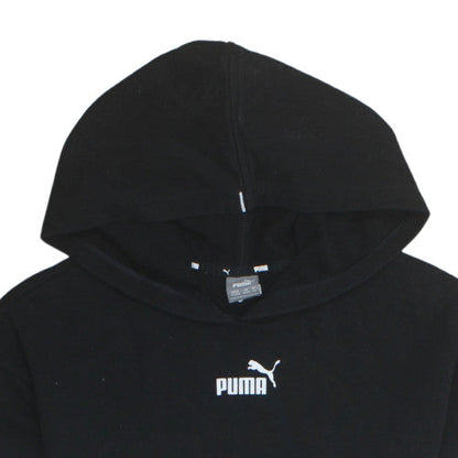Boys UK Size 15-16 Years PUMA Black Pullover Hoodie