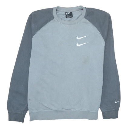 Mens UK Size L Nike Grey Pullover Sweatshirt