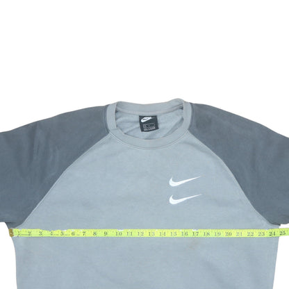 Mens UK Size L Nike Grey Pullover Sweatshirt