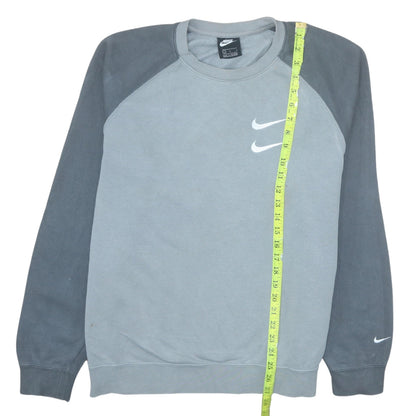 Mens UK Size L Nike Grey Pullover Sweatshirt